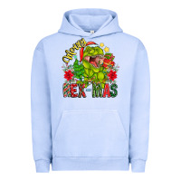 Pigment Grape Ice Merry Rexmas Urban Hoodie - CowhideDigitalArt
