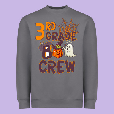 3rd Grade Boo Crew Heavyweight Sweatshirt Designed By Bettercallsaul