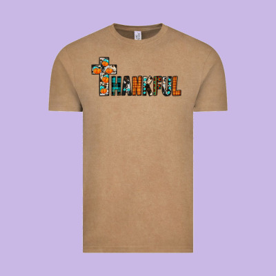 Thankful Vintage Tee Designed By Jahusdesignshop
