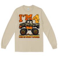 Mushroom i'm four this is how i roll monster truck birthday Long Sleeve Tee - Jasminsmagicworld