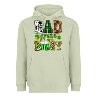 Matcha St. Patrick's Bad green boozy Heavyweight Hoodie - OliviaCreatesArt