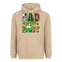 Mushroom St. Patrick's Bad green boozy Heavyweight Hoodie - OliviaCreatesArt