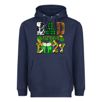 Navy St. Patrick's Bad green boozy Heavyweight Hoodie - OliviaCreatesArt