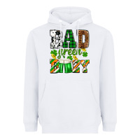 White St. Patrick's Bad green boozy Heavyweight Hoodie - OliviaCreatesArt