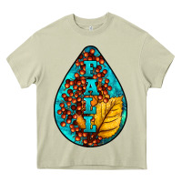 Mossy Fall Teardrop Heavy Core Tee - LillyAllenDesigns