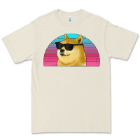 Bone doge coin bitcoin hodl retro sunset Premium Tee - Jasminsmagicworld
