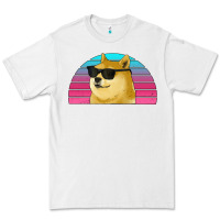 White doge coin bitcoin hodl retro sunset Premium Tee - Jasminsmagicworld