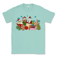 Seafoam santa coffee Classic Tee - MaliasSmallBusiness