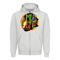 Dove Grey juneteenth 1865 Zipper Hoodie - CowGirlArtShop