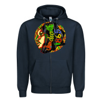 Navy juneteenth 1865 Zipper Hoodie - CowGirlArtShop