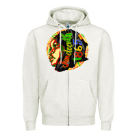 Oatmeal Heather juneteenth 1865 Zipper Hoodie - CowGirlArtShop