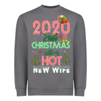 2020 First Christmas With My Hot New Wife Heavyweight Sweatshirt | Teevron