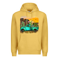 Antique Gold truck Premium Hoodie - JahusDesignShop