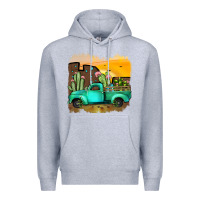 Heather Grey truck Premium Hoodie - JahusDesignShop