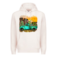 Pale Pink truck Premium Hoodie - JahusDesignShop