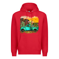 Red truck Premium Hoodie - JahusDesignShop