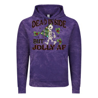 Cloud Purple dead inside but jolly af Vintage Hoodie - MaliasSmallBusiness