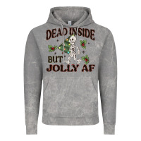 Cloud Rock dead inside but jolly af Vintage Hoodie - MaliasSmallBusiness