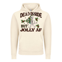 Vintage Artic dead inside but jolly af Vintage Hoodie - MaliasSmallBusiness