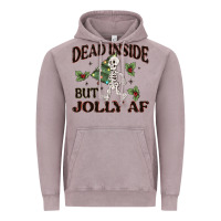 Vintage Zinc dead inside but jolly af Vintage Hoodie - MaliasSmallBusiness
