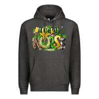 Charcoal Heather lucky nurse St. Patrick's Premium Hoodie - HowdyJamesFarm