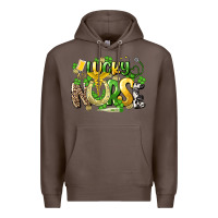 Coffee lucky nurse St. Patrick's Premium Hoodie - HowdyJamesFarm