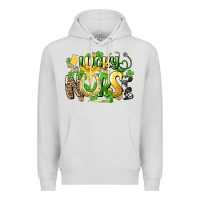 Dove Grey lucky nurse St. Patrick's Premium Hoodie - HowdyJamesFarm