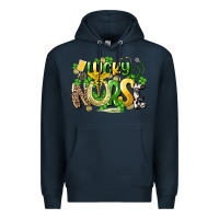 Navy lucky nurse St. Patrick's Premium Hoodie - HowdyJamesFarm