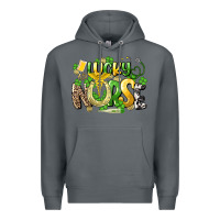 Rock lucky nurse St. Patrick's Premium Hoodie - HowdyJamesFarm