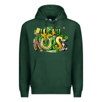 Sports Green lucky nurse St. Patrick's Premium Hoodie - HowdyJamesFarm