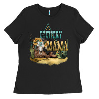 Black country mama Ladies Tee - NancyCooperArtShop
