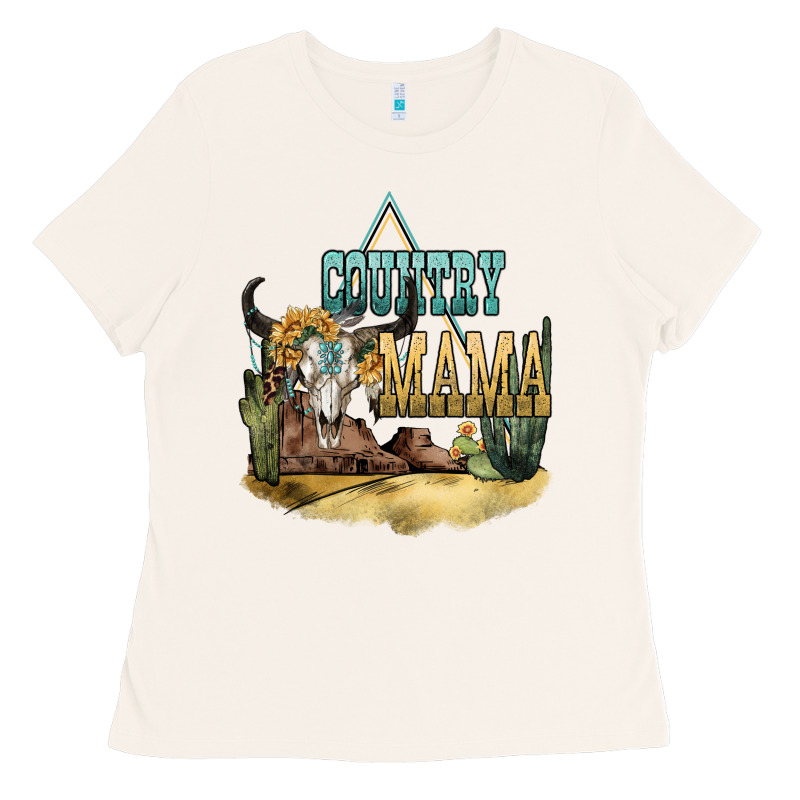 Country Mama Ladies Tee by NancyCooperArtShop | Teevron
