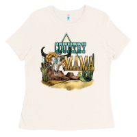 Bone country mama Ladies Tee - NancyCooperArtShop