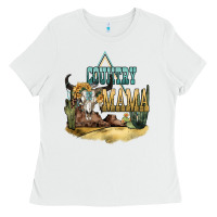White country mama Ladies Tee - NancyCooperArtShop