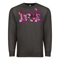 Smoke All you need is love Valentine's Day Premium Sweatshirt - FaDigitalArtStudio