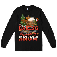 Black baking through the snow Long Sleeve Tee - Jasminsmagicworld