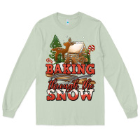 Matcha baking through the snow Long Sleeve Tee - Jasminsmagicworld