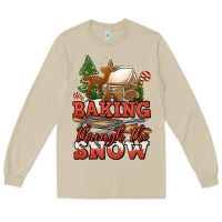 Mushroom baking through the snow Long Sleeve Tee - Jasminsmagicworld