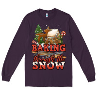 Plum baking through the snow Long Sleeve Tee - Jasminsmagicworld