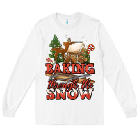 White baking through the snow Long Sleeve Tee - Jasminsmagicworld