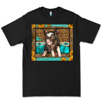 Black Western Cute Pig Premium Tee - LillyAllenDesigns