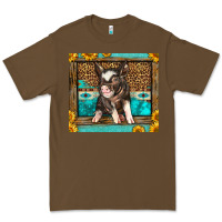 Cacao Western Cute Pig Premium Tee - LillyAllenDesigns