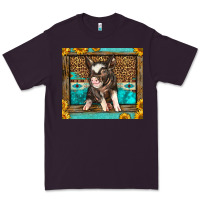 Plum Western Cute Pig Premium Tee - LillyAllenDesigns