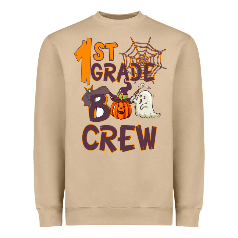1 St Grade Boo Crew Heavyweight Sweatshirt by Bettercallsaul | Teevron