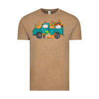 Vintage Coffee fall gnomes truck Vintage Tee - MaliasSmallBusiness