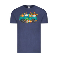 Vintage Denim fall gnomes truck Vintage Tee - MaliasSmallBusiness