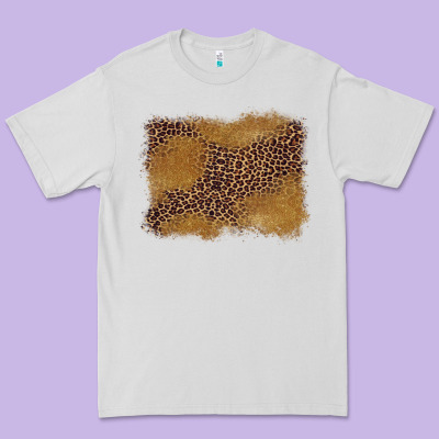 Leopard Background Premium Tee Designed By Barkaloodesign