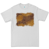 Dove Grey leopard background Premium Tee - BarkalooDesign