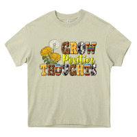 Mossy grow positive thoughts Heavy Core Tee - NancyCooperArtShop