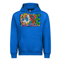 Cobalt Love Came Down Urban Hoodie - CowhideDigitalArt